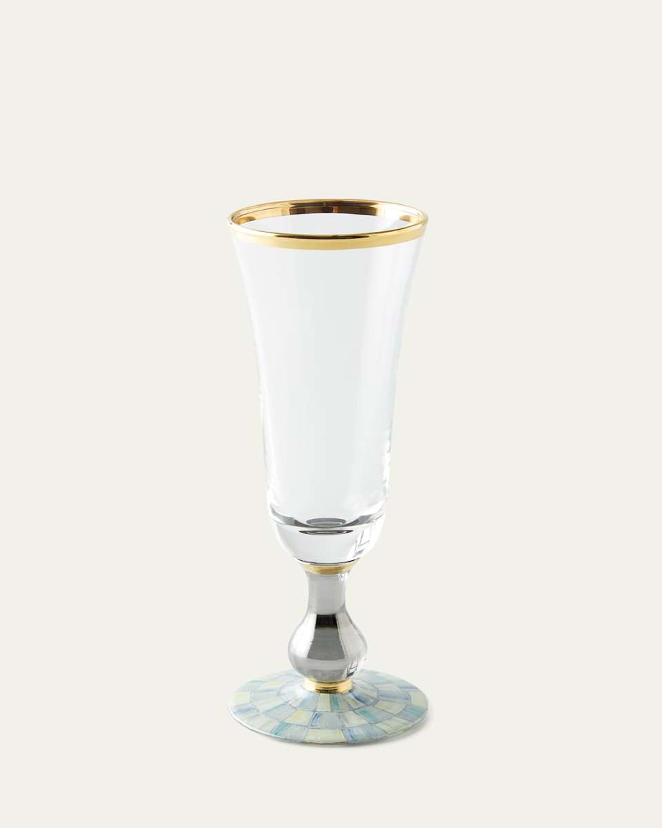 Sterling Check Champagne Flute, 10 oz.
